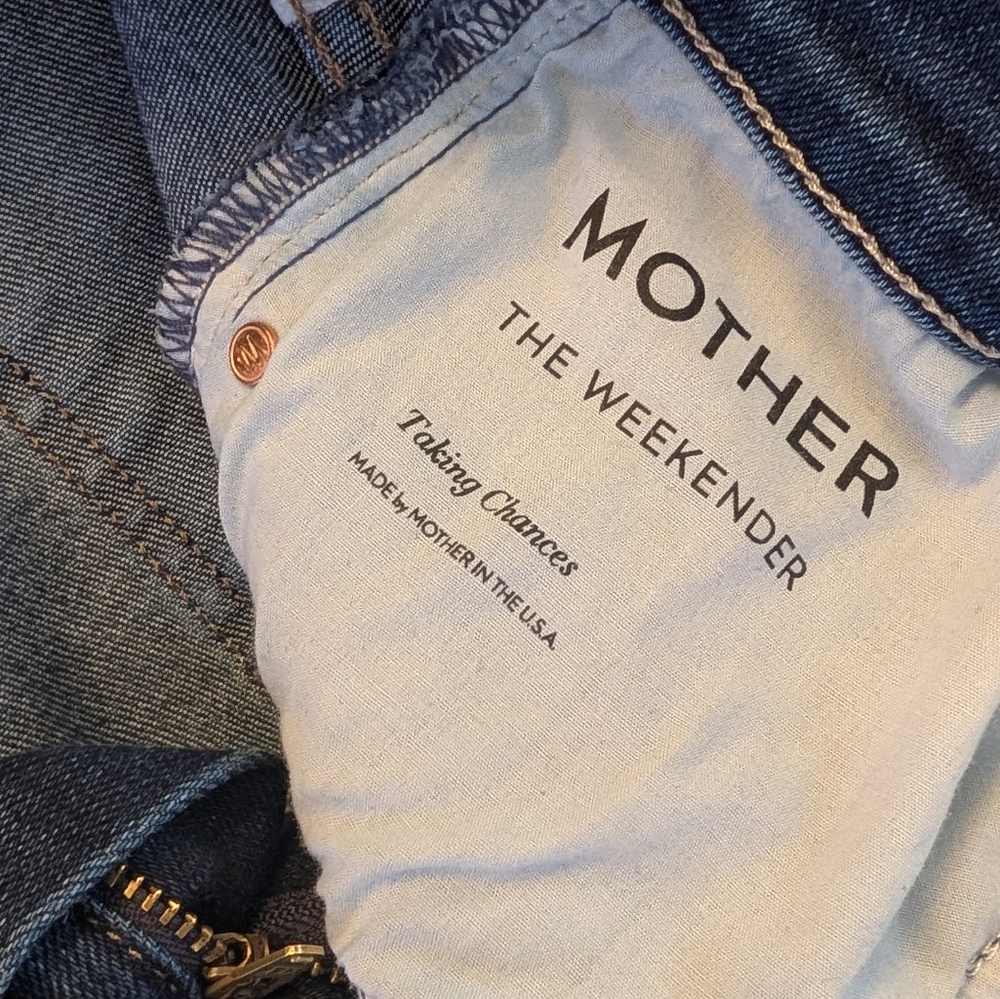 MOTHER Weekender Stretch Denim in Taking Chances sz 31 - Picture 9 of 15